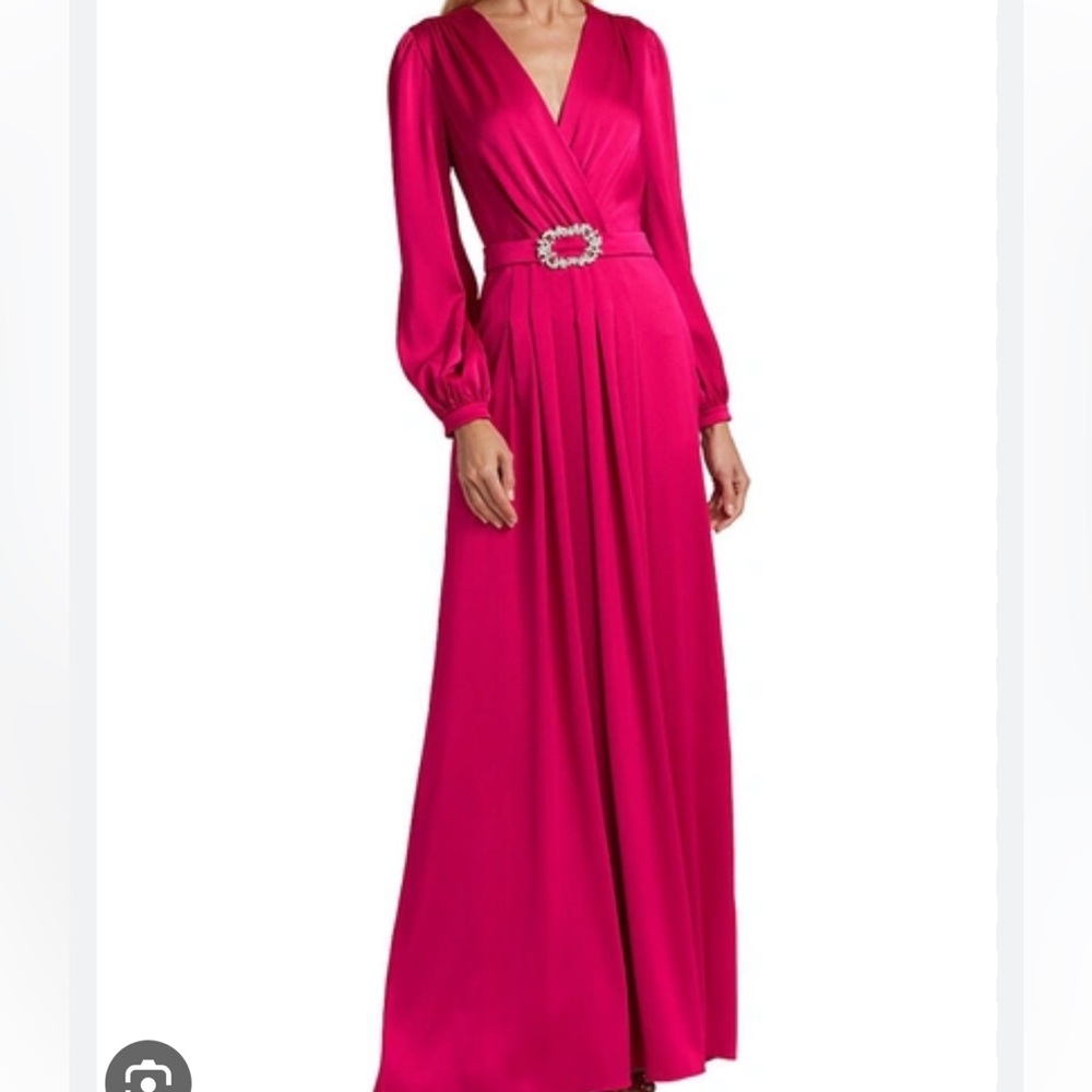 Elegant Pink Maxi Dress
